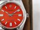 Rolex Oyster Perpetual 124300 Red Face 904L 41mm Men's Watch (2)_th.jpg